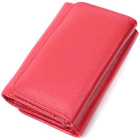 Женский кошелек горизонтального формату из натуральной кожи ST Leather 22721 Красный Киев