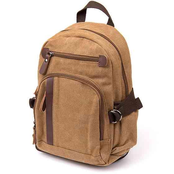 Рюкзак текстильний унісекс Vintage 20603 Хакі Київ