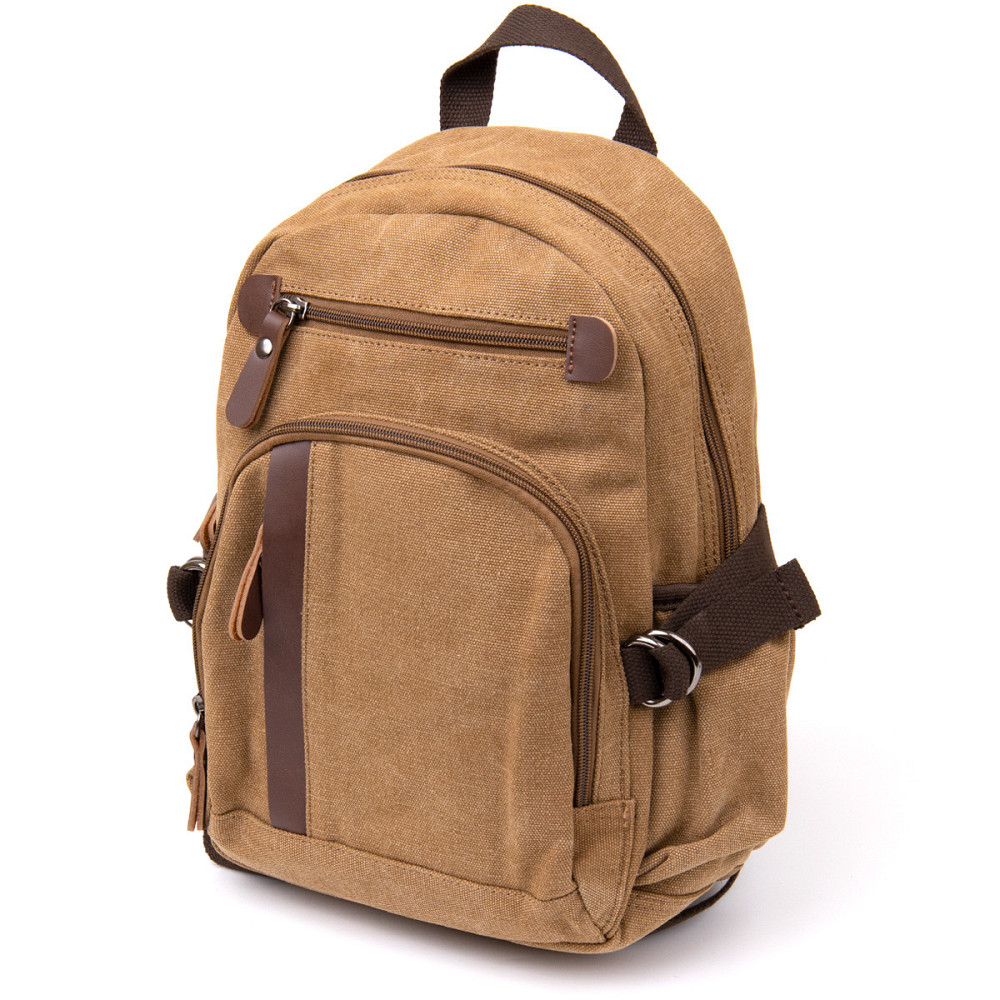 Рюкзак текстильный унисекс Vintage 20603 Хаки Киев - изображение 1