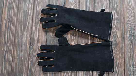 Термостійкі шкіряні рукавички для гриля 2 шт. GRILLI 777702 Код: 004900 Рівне