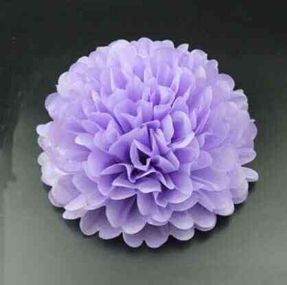 Помпон бумажный для праздника 15 см сиреневый Киев