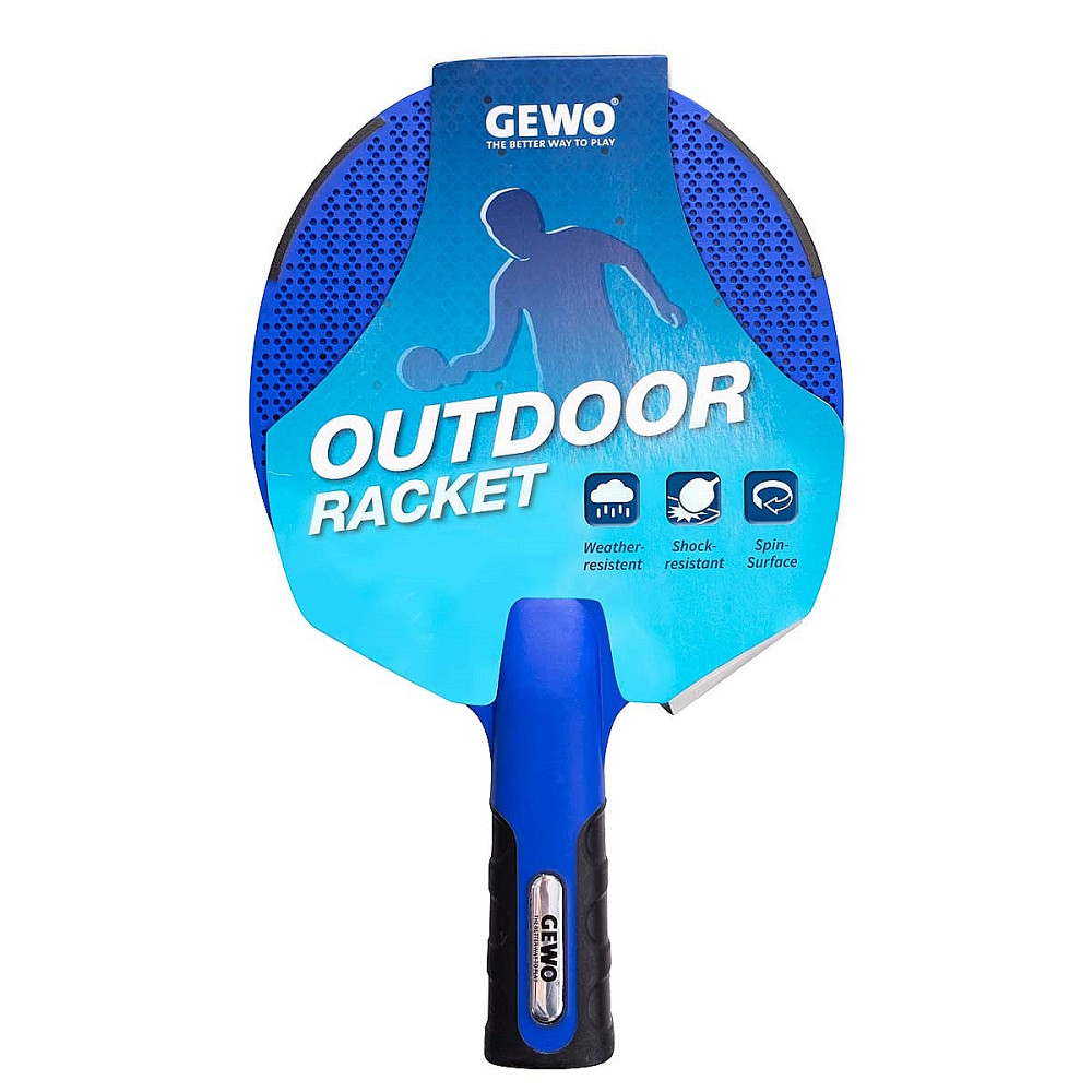 Ракетка для настільного тенісу Gewo Outdoor Blue FL (1017065001) Київ - фото 1