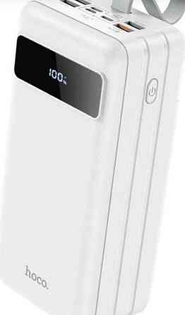 Power Bank Hoco J86B 60000 мАh с фонариком, быстрая зарядка 22.5W. Киев
