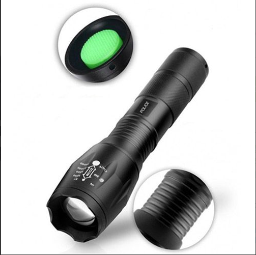 Ліхтарик ручний BAILONG BL-1831-T6, анодований алюміній, 5 режимів роботи Одеса - фото 2