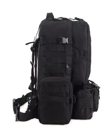 Тактический рюкзак 52л из ткани Oxford Черный Винница - изображение 4