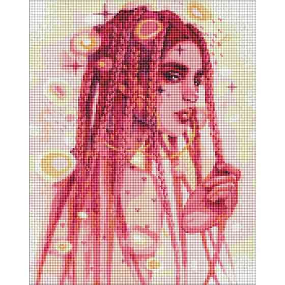 УЦІНКА! Алмазна мозаїка "Дивовижна незнайомка" AMO7495-UC 40х50 см Вінниця