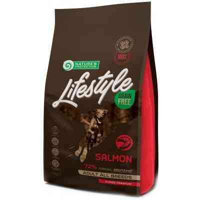 Сухий корм для собак Nature&apos;s Protection Lifestyle Grain Free Salmon Adult All Breeds з лососем 1.5 к (NPLS45677) Вінниця