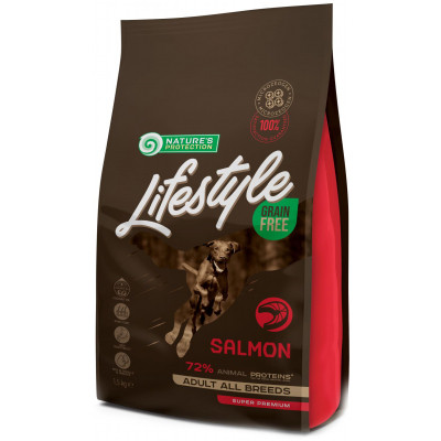 Сухий корм для собак Nature&apos;s Protection Lifestyle Grain Free Salmon Adult All Breeds з лососем 1.5 к (NPLS45677) Вінниця - фото 1