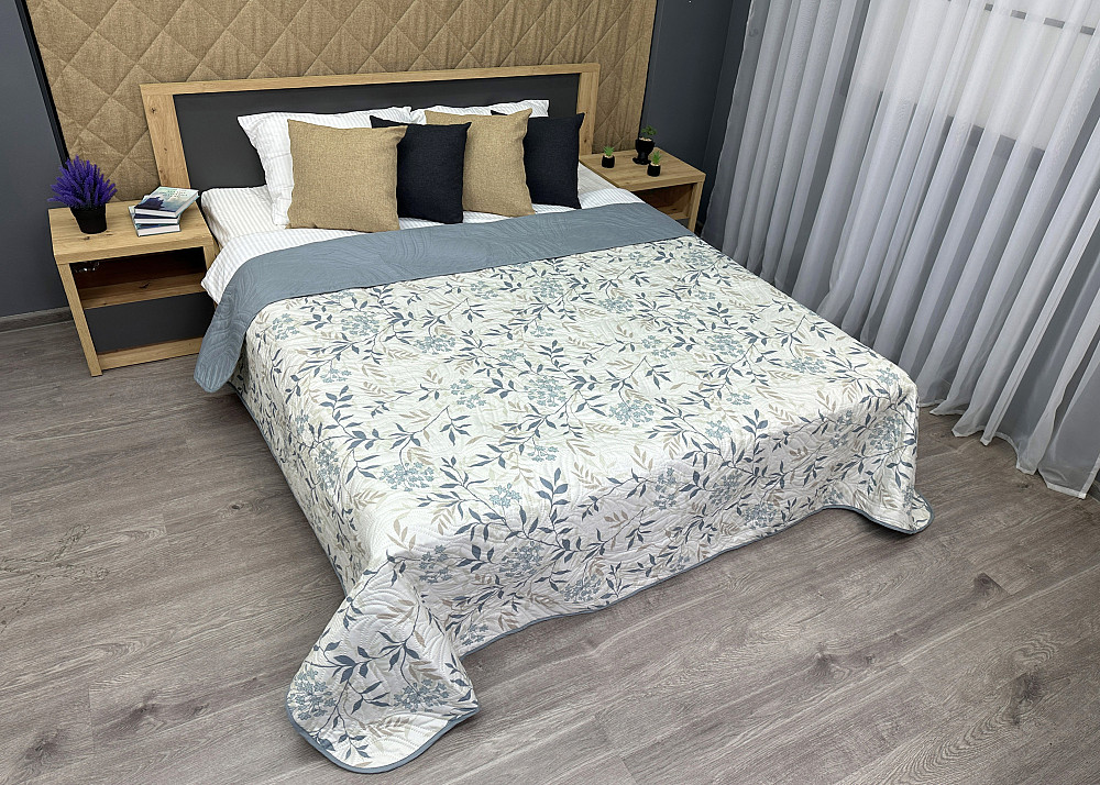 Покривало Decorator Isadora 140х215 см з різнобарвним квітковим принтом (85-173) Київ - фото 4