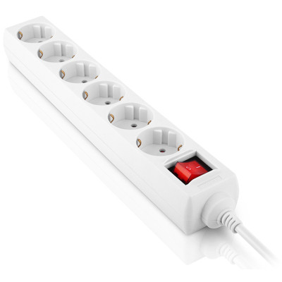 Мережевий фільтр живлення REAL-EL RS-6 Protect M 1.8m, white (EL122300031) Вінниця - фото 11