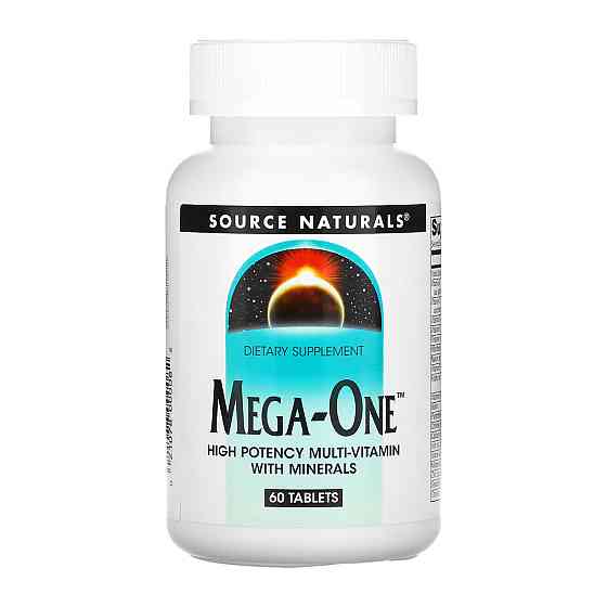 Витамины и минералы без железа Source Naturals Mega-One 60 tabs Киев