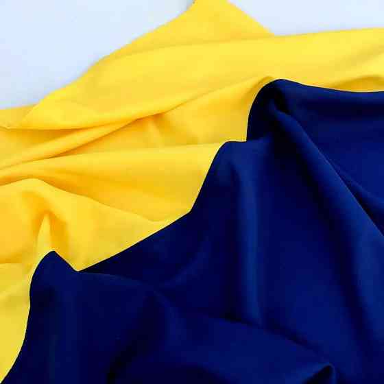 Великий прапор України 135х90см (габардин) SBR Київ