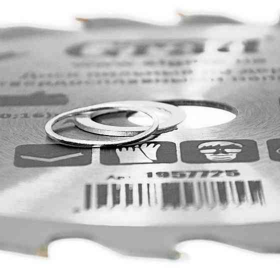 Диск пильный по дереву с твердосплавными напайками Ø185×22.2 (20; 16)×24Т, 8000об/мин GRAD (1957725) Ровно