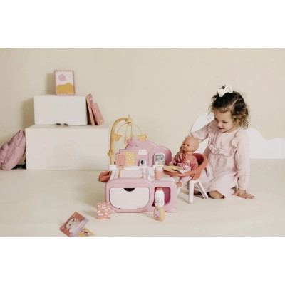 Ігровий набір Smoby Ігровий центр Бебi Ньорс. Терракотова пудра. Дитяча кімната зі звук. ефектами та аксесуарами (7600220393) Вінниця - фото 8