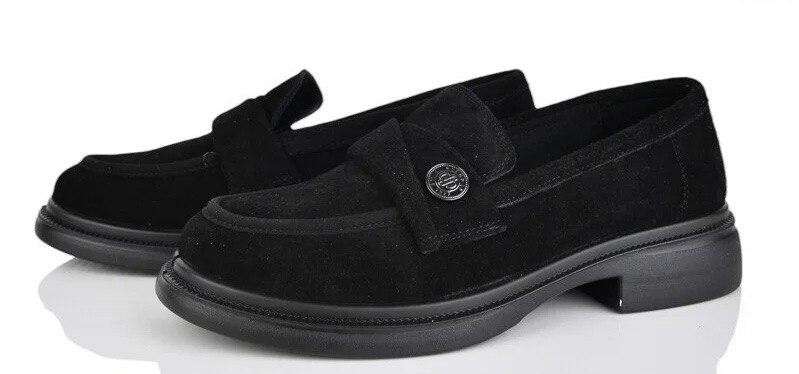 PLPS Туфлі жіночі PLPS AA02-2 чорні (весна-осінь, замша натуральна) (6004) Коломия - фото 1