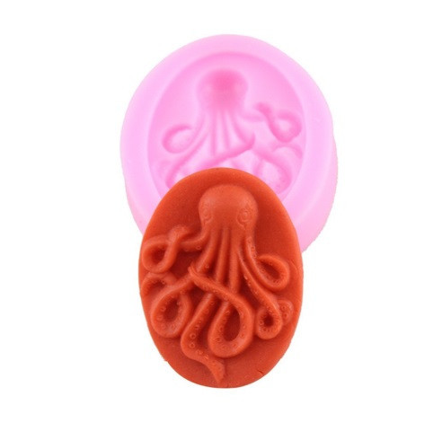 Молд морський Восьминіг 46 на 38 мм рожевий Київ - фото 5