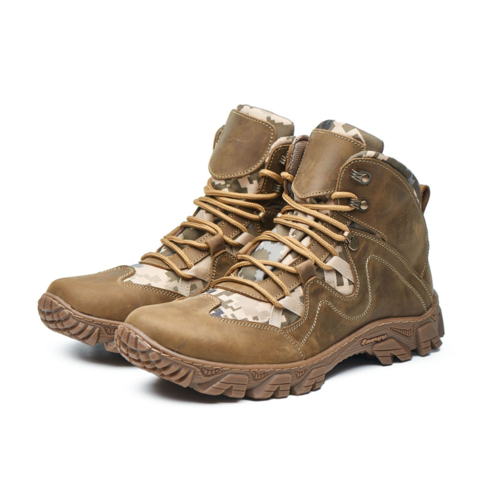 Тактичні шкиряні БОТИНКИ БЕРЦІ зі шкіри та кордури, прошиті , НЕ ПРОМОКАЮТЬ 40 (26,5 ) Харків - фото 1