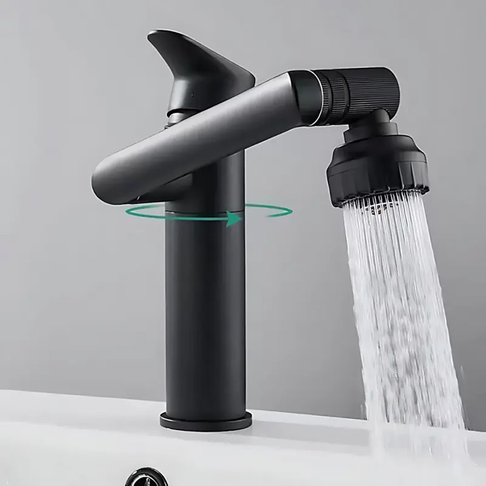 Смеситель трансформер для ванной и кухни,Черный SBR Киев - изображение 2