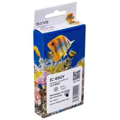 Картридж Barva Canon CLI-65GY (4219C001) 595sh, gray (IC-65GY) Вінниця