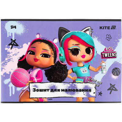 Альбом для рисования Kite LOL, 24 листа (LO25-242) Винница - изображение 2