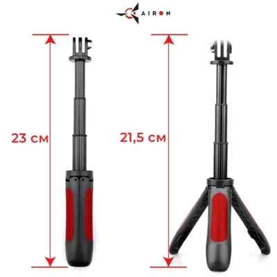 Аксессуар к экшн-камерам AirOn монопод-штатив AC188 (69477915500111) Винница