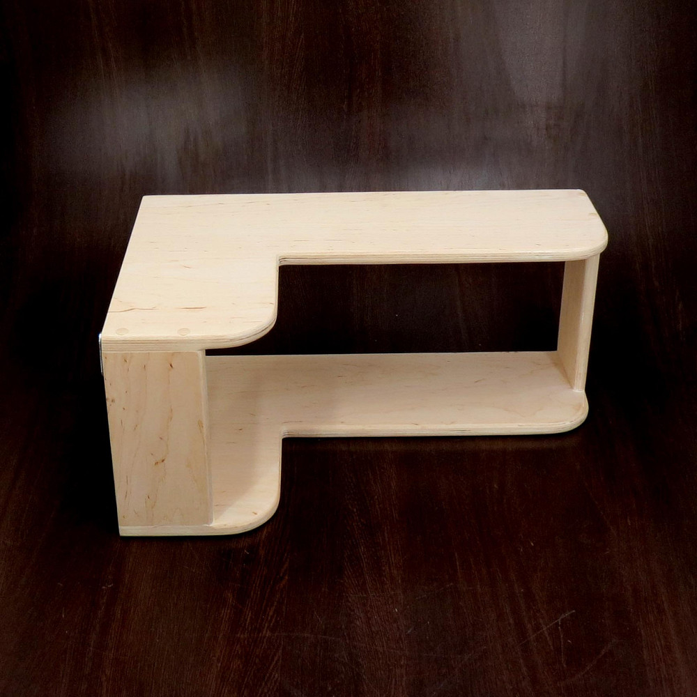 Угловая настенная полка 