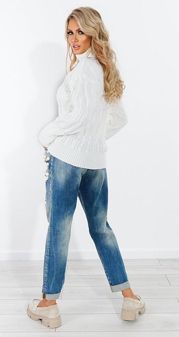 Подовжений светр (42-46) Київ - фото 5