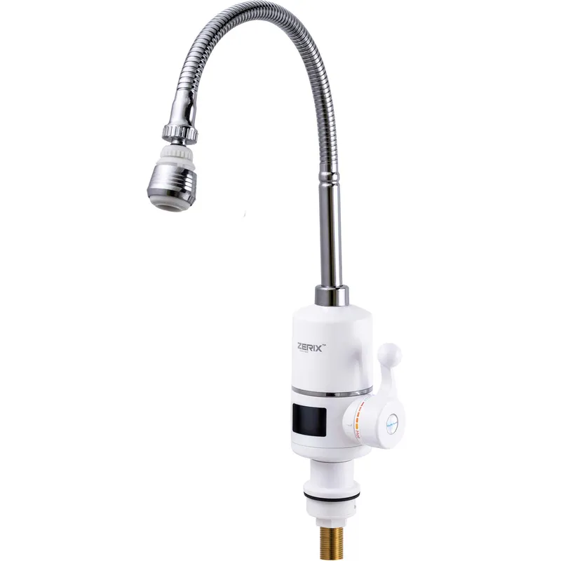 Проточный водонагреватель Zerix ELW06-EF с индикатором температуры ZX3072 Харьков - изображение 1