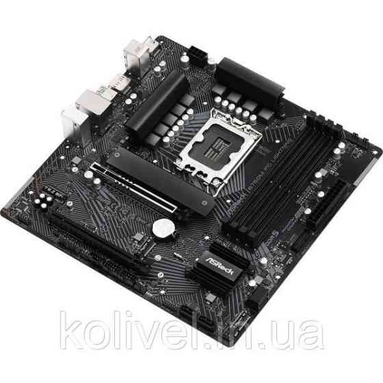 ASRock B760M PG LIGHTNING (1700/B760, 4*DDR5, 2xPCIex16, 4xSATAІІІ, 3xM.2, 2.5GLan, 7.1ch, mATX) (B760M PG Киев