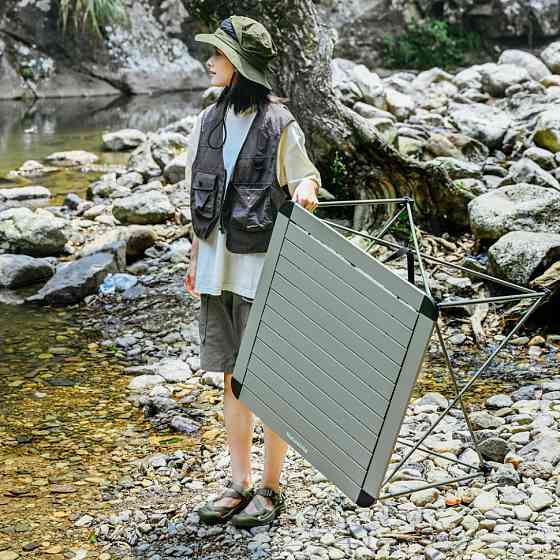 Складаний стіл Naturehike CNK2450JJ013, M, алюміній, сірий Киев