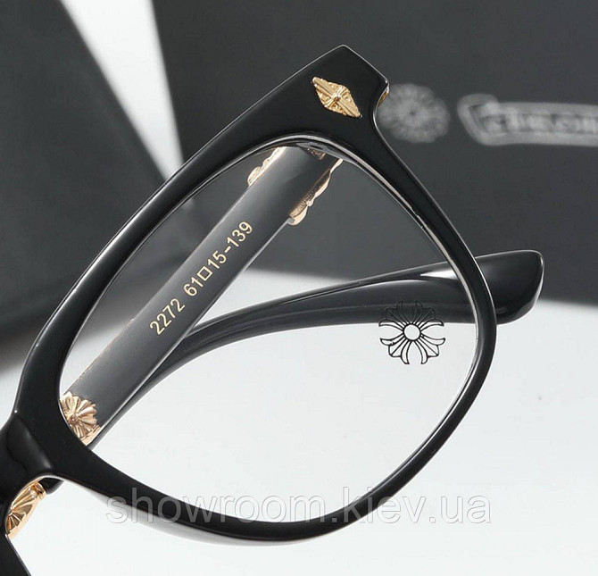 Жіноча брендова оправа Chrome Hearts 2272 gold Київ - фото 2