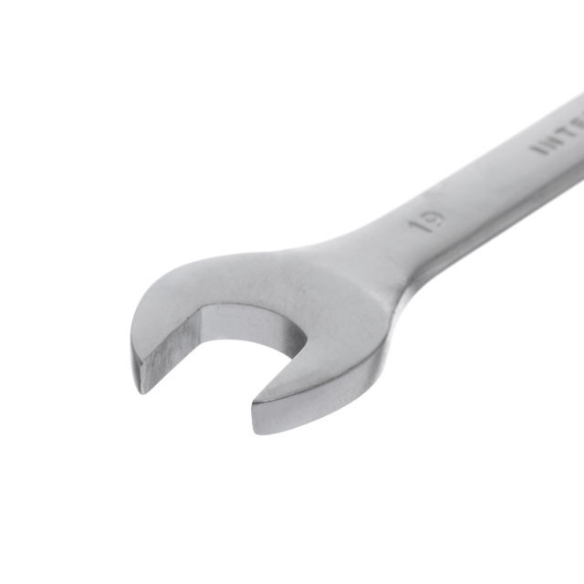 Ключ рожково-накидний, шарнірний, 19 мм,, Cr-V, покриття: сатин-хром INTERTOOL XT-1419 Київ - фото 2