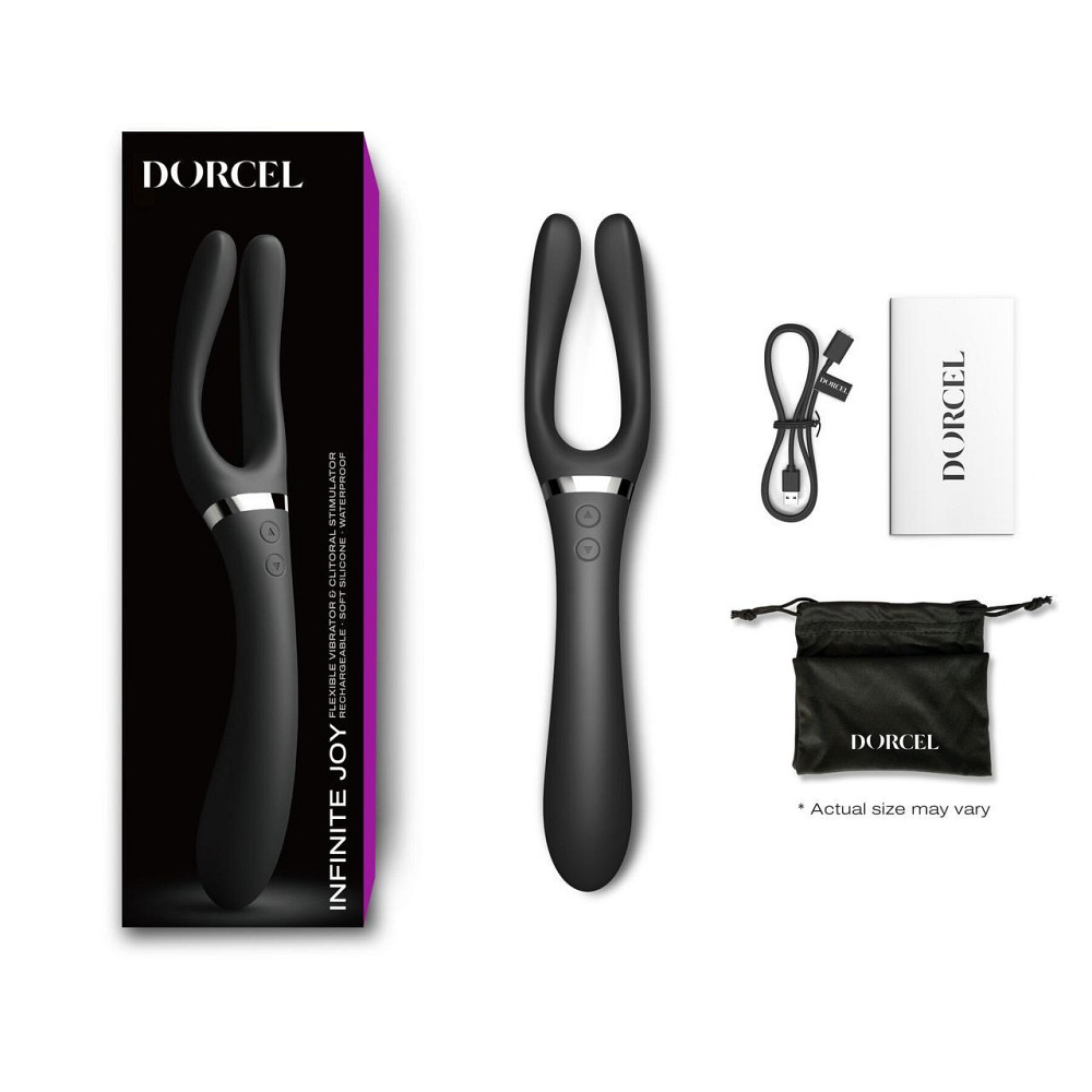 Вибратор-стимулятор Dorcel INFINITE JOY BLACK, многофункциональный, унисекс Sex Aura Киев - изображение 6