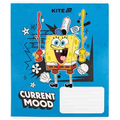 Зошит Kite SpongeBob SquarePants, 18 аркушів, клітинка (SB25-236) Вінниця