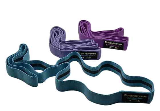 Набір тканевих гумок Power System PS-4129 Booty Band Set Long 3 шт. Луцьк