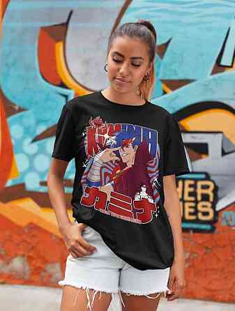 Футболка аниме Тенген Топпа Гуррен Лаганн оверсайз (S/M/L) Черний AnimeJ1045 Днепр