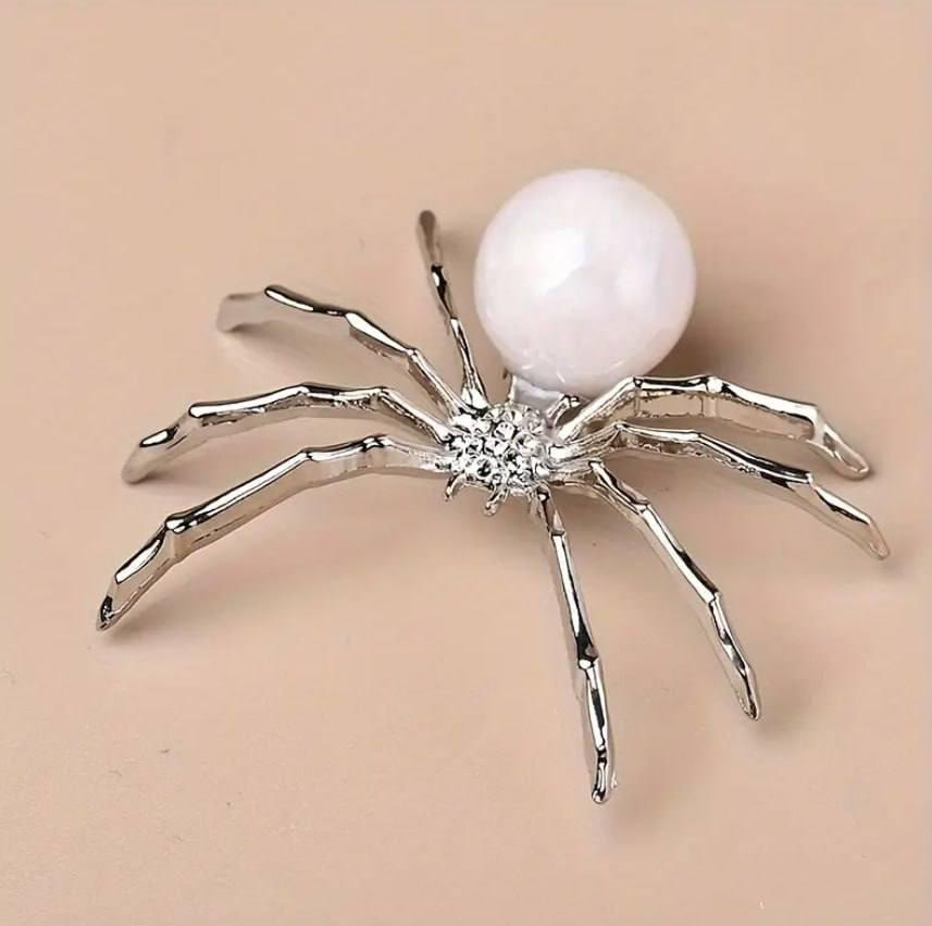 Фигурка паука с розовым кварцем – сувенир из натурального камня 5.5×4.5 см Киев - изображение 1