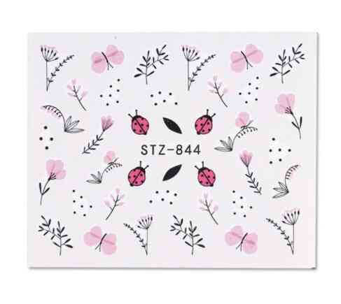 Водные слайдеры на гель лак 