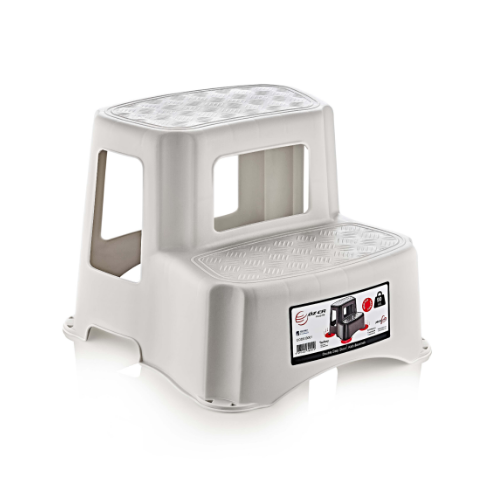 Підставка для ніг для ванної кімнати 2 сходинки сірий ELIF Житомир - фото 1