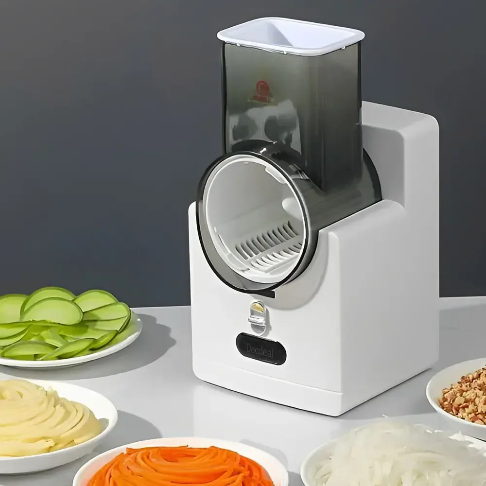 Многофункциональная овощерезка электрическая 4в1 12V/ слайсер - терка, шинковка 1983 Коломия - фото 2