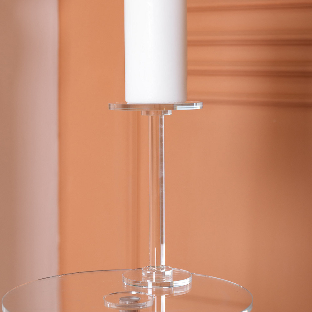 Тортовница стеклянная на ножке 12×23 см круглая стойка для торта, капкейков HP-4-67S Киев - изображение 5