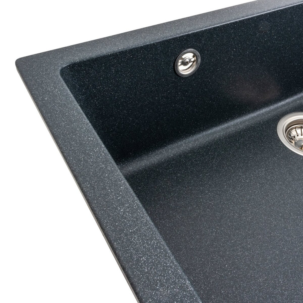 Гранітна мийка для кухні VALESO PARUANA 7945 матова Антрацит Коломыя - изображение 5