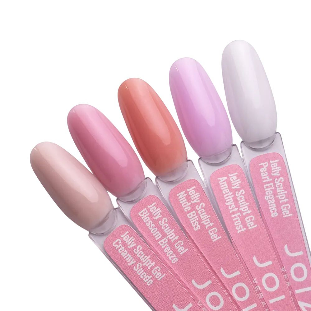Моделирующий гель-желе для ногтей Jelly Sculpt Gel бежевый 03 Creamy Suede JOIA vegan 15 мл Киев - изображение 9
