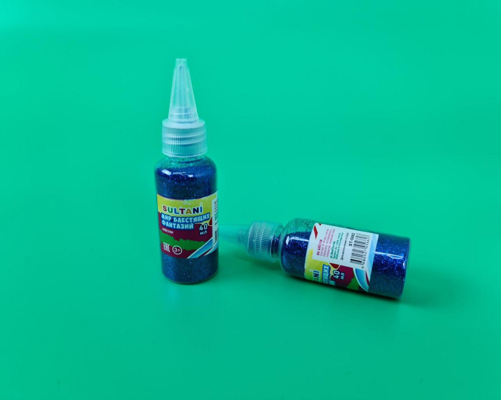 Набір для дитячої творчості "Блискітки" синій (1 шт.) Харків - фото 3