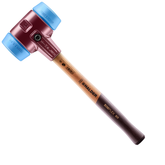 Молоток HALDER Simplex 3001 насадки із синього поліуретану Одеса