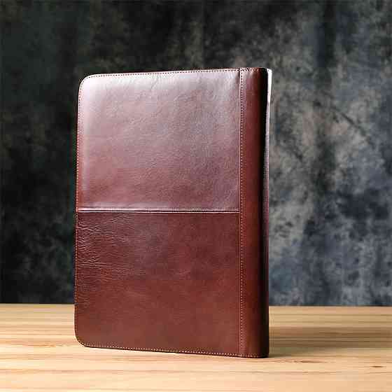 Папка с блокнотом из гладкой натуральной кожи Tony Perotti 20849_1 (1278L moro) Коричневая Киев