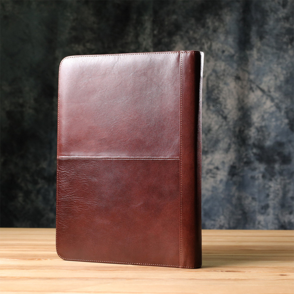 Папка с блокнотом из гладкой натуральной кожи Tony Perotti 20849_1 (1278L moro) Коричневая Киев - изображение 1