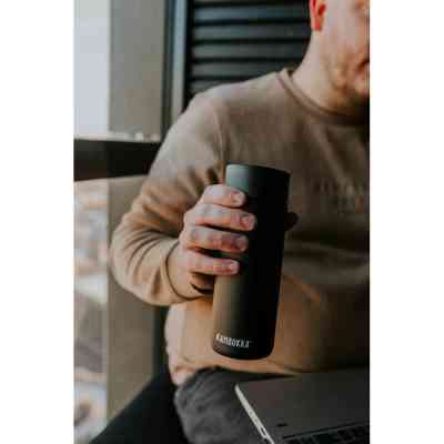 Термокружка Kambukka Olympus 500 мл чорний матовий (11-02016) Винница