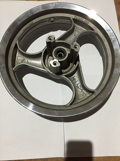 Диск колеса 2,50*12 (передній барабан) (легкосплавний) ST Мукачево - фото 1