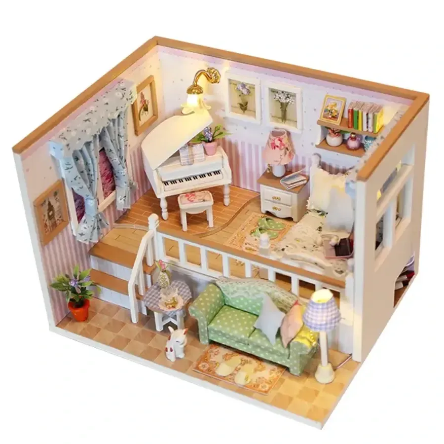 3D Румбокс DIY dollhouse "Because of You" + Пилозахисний купол M026 Київ - фото 1